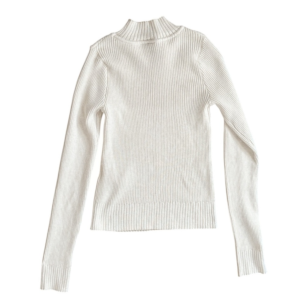 ASOS Yas Ribbed Shoulder Cut Out Sweater - Picture 5 of 8